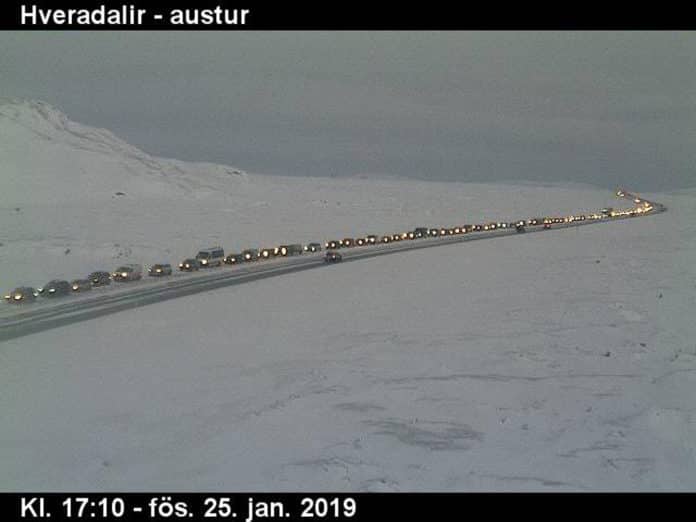 Vefmyndavél Vegagerðarinnar.