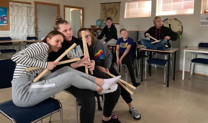 Barnaskólinn á Eyrarbakka.