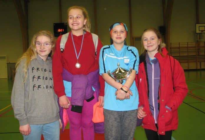 Glímulið Flóaskóla.