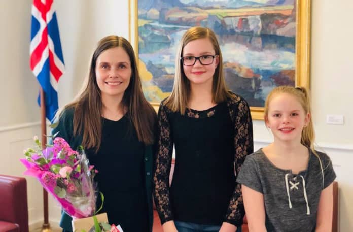 Forsætisráðherra fékk heimsókn frá Selfossi.