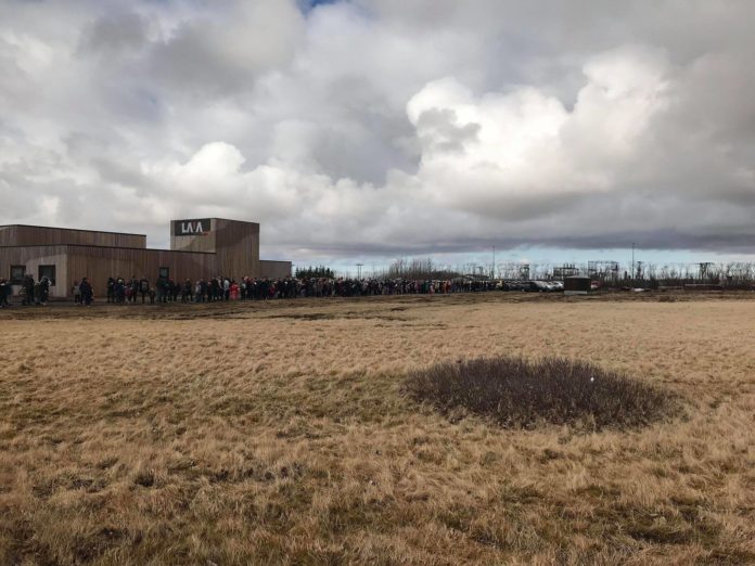 Páskaeggjaleit á Hvolsvelli.