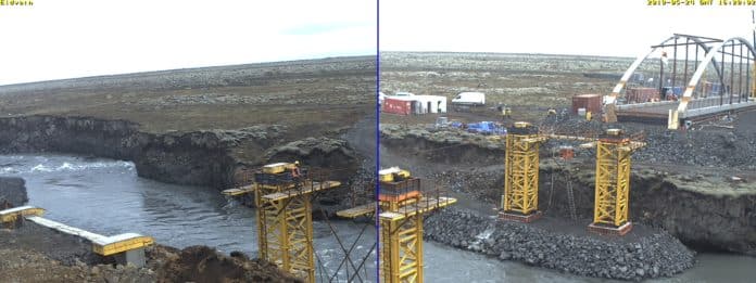 Brúarsmíði yfir Eldvötn
