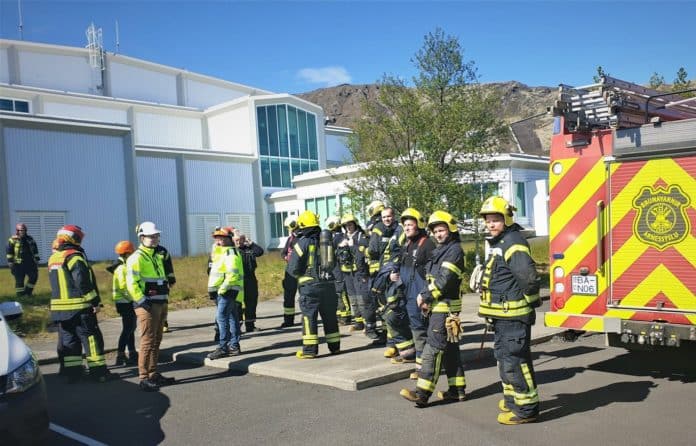 Eldur í Nesjavallavirkjun