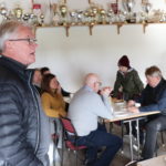 Björn Gíslason heldur tölu