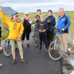 Klippt á borða við Strokkhól