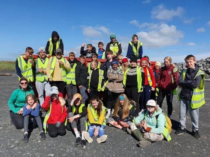 Sveitarstjórinn í vinnuskólanum