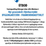 utbod – byggingarstjori