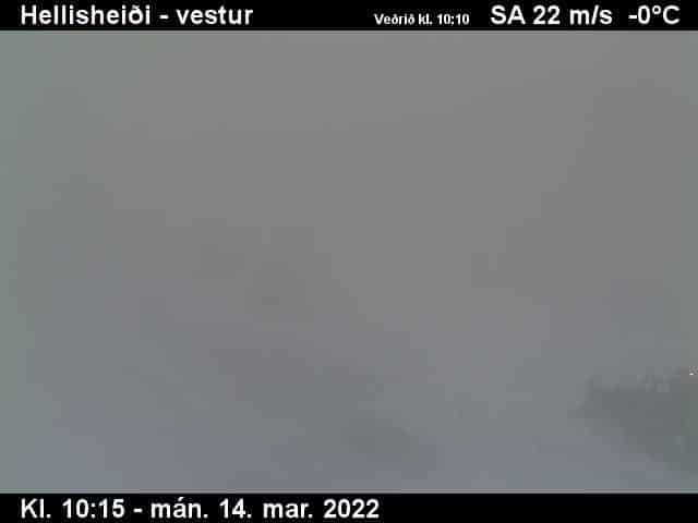 Hellisheiði 14mars2022