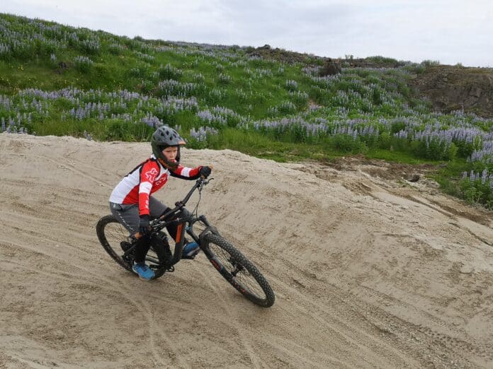 Fjallahjólagarðurinn í Þorlákshöfn. Ljósmynd/Aðsend