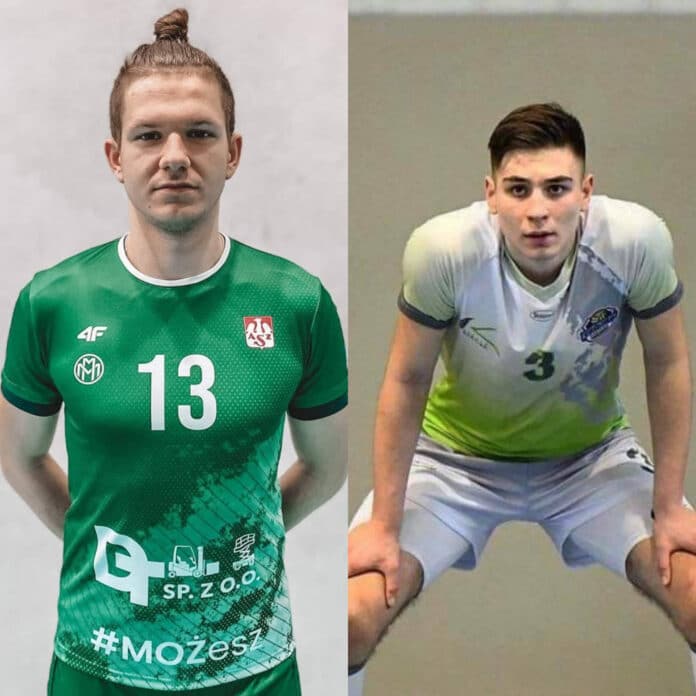 Hubert til hægri og Marcin til vinstri.