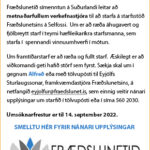 Fræðslunet verkefnastjóri