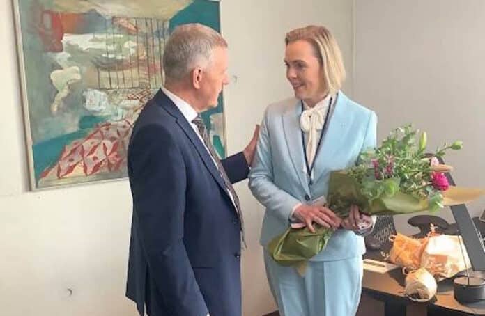 Guðrún dómsmálaráðherra