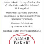 Almar atvinna 0823