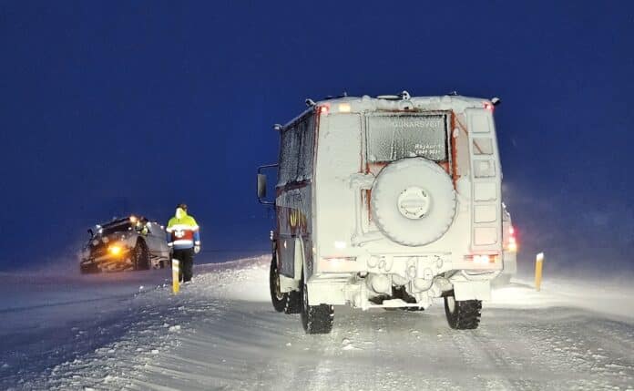 Björgun Þingvallavegur