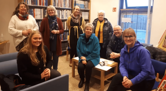 Frá síðasta aðalfundi Bókabæjanna, sem haldinn var árið 2021. Ljósmynd/Aðsend