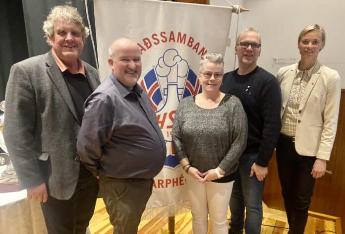 Lárus, Ófeigur, Þórdís og Gissur ásamt Þóreyju Eddu Elísdóttur