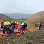 Björgun Landmannalaugar Landsbjörg