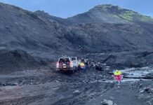 Varað við göngu á Fimmvörðuháls