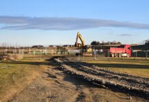 Byrjað að grafa fyrir nýjum leikskóla á Hellu