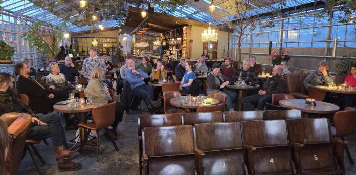 Um þrjátíu manns sóttu fundinn og var samhugur í fólki. Ljósmynd/Aðsend