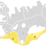 Gul viðvörun vegna hríðarveðurs