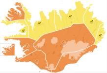 Hækkað viðvörunarstig á Suðausturlandi
