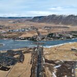 Fyrstu stálbitarnir fluttir frá Þorlákshöfn á Selfoss