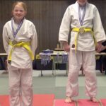 Helga Birgisdóttir til vinstri og Steinunn Atladóttir fyrir miðju