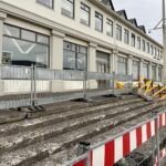 Ekki gert við tröppurnar í sumar