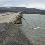 Brúin lokuð fram eftir vikunni
