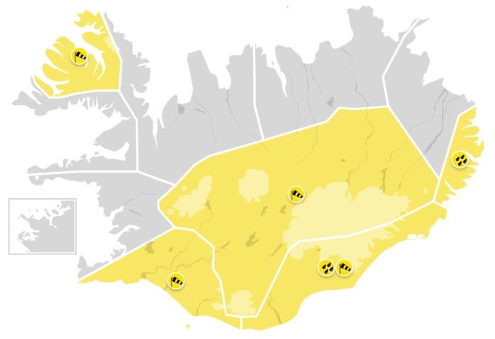 Gul viðvörun 240926