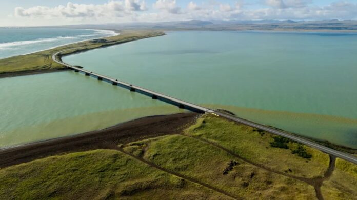 Óseyrarbrú Vegagerðin Anton Brink