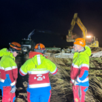 Hlaða felld í óveðri í Ölfusinu